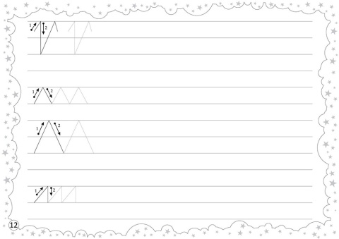 Rysujemy szlaczki ćwiczenia grafomotoryczne przygotowanie do nauki pisania