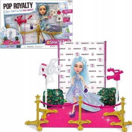 SNAPSTAR LALKA ECHO POP ROYALTY SNAP STAR ZESTAW DEBIUT NA RÓŻOWYM DYWANIE