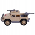 Samochód wojskowy auto terenowe Pick-up piaskowy dwa karabiny maszynowe