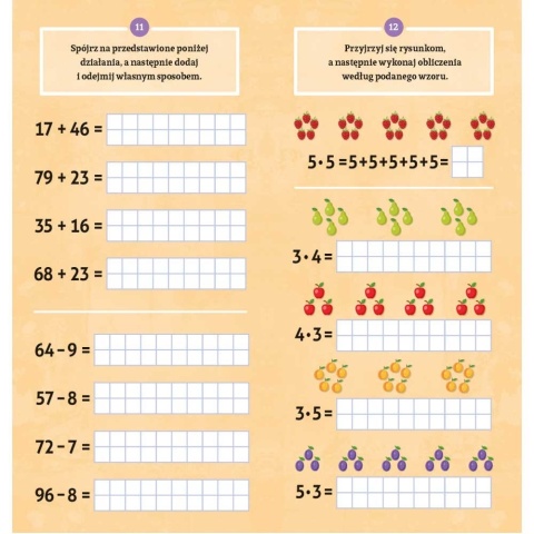 Wesoła matematyka Klasa 2 ćwiczenia z naklejkami edukacyjna Aksjomat