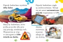 Wyrazy i zdania do nauki czytania z dużymi literami Pojazdy budowlane