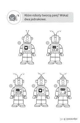 Zabawy i łamigłówki z lwem Sprawdź się przedszkolaku! dla dzieci 4-6 lat