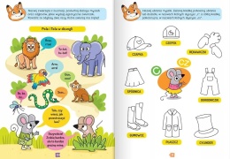 Zabawy logopedyczne książeczka edukacyjna dla dzieci wierszyki ćwiczenia