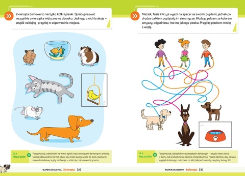 Zwierzęta dla 3-latka edukacyjna książeczka Greg Super Akademia 3 lat